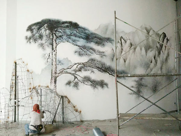 博物馆壁画